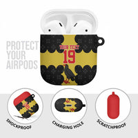 Custom Flintshire Wales AirPods Case Coat Of Arms with Heraldic Flag - Wonder Print Shop