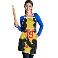 Custom Flintshire Wales Apron Coat Of Arms with Heraldic Flag - Wonder Print Shop