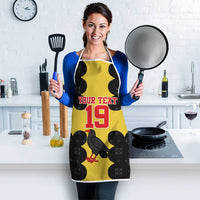 Custom Flintshire Wales Apron Coat Of Arms with Heraldic Flag - Wonder Print Shop