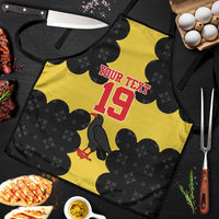 Custom Flintshire Wales Apron Coat Of Arms with Heraldic Flag - Wonder Print Shop