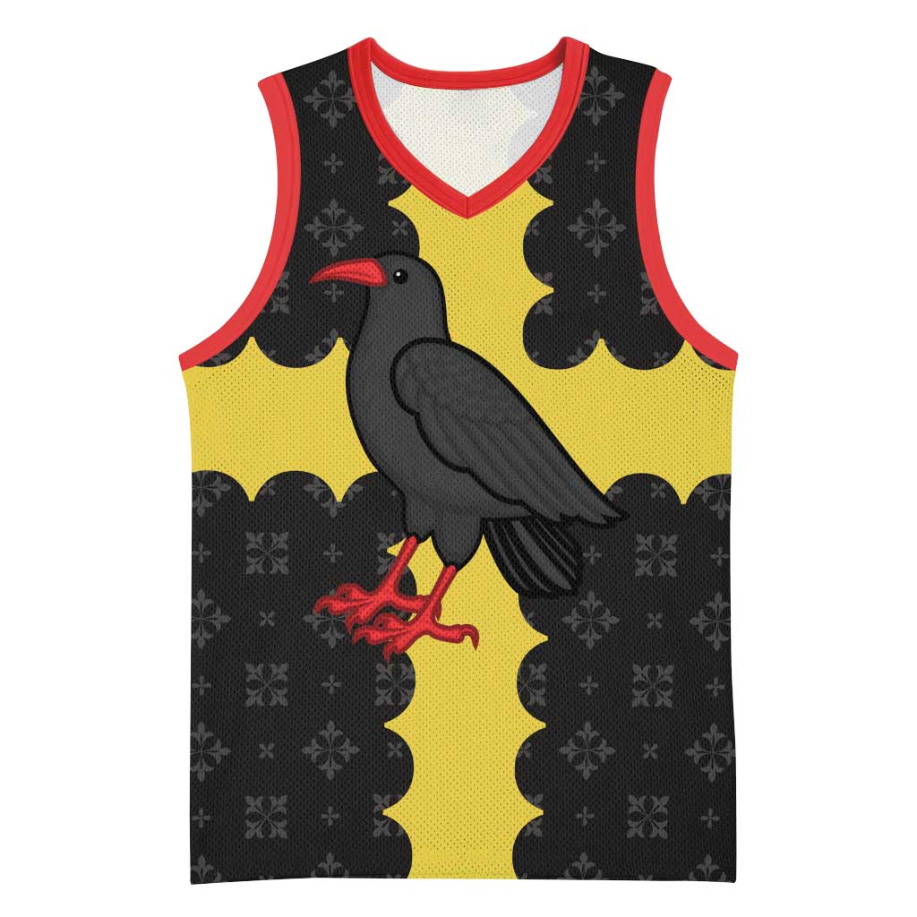 Custom Flintshire Wales Basketball Jersey Coat Of Arms with Heraldic Flag - Wonder Print Shop