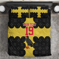 Custom Flintshire Wales Bedding Set Coat Of Arms with Heraldic Flag - Wonder Print Shop