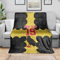 Custom Flintshire Wales Blanket Coat Of Arms with Heraldic Flag - Wonder Print Shop