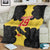 Custom Flintshire Wales Blanket Coat Of Arms with Heraldic Flag - Wonder Print Shop