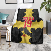 Custom Flintshire Wales Blanket Coat Of Arms with Heraldic Flag - Wonder Print Shop