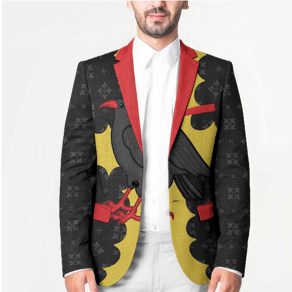 Custom Flintshire Wales Blazer Coat Of Arms with Heraldic Flag - Wonder Print Shop