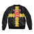 Custom Flintshire Wales Bomber Jacket Coat Of Arms with Heraldic Flag - Wonder Print Shop