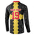 Custom Flintshire Wales Button Sweatshirt Coat Of Arms with Heraldic Flag - Wonder Print Shop