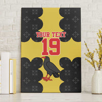 Custom Flintshire Wales Canvas Wall Art Coat Of Arms with Heraldic Flag - Wonder Print Shop