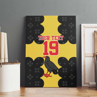 Custom Flintshire Wales Canvas Wall Art Coat Of Arms with Heraldic Flag - Wonder Print Shop