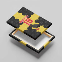 Custom Flintshire Wales Canvas Wall Art Coat Of Arms with Heraldic Flag - Wonder Print Shop