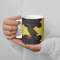 Custom Flintshire Wales Ceramic Mug Coat Of Arms with Heraldic Flag - Wonder Print Shop