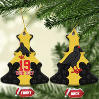 Custom Flintshire Wales Ceramic Ornament Coat Of Arms with Heraldic Flag - Wonder Print Shop