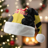 Custom Flintshire Wales Christmas Santa Hat Coat Of Arms with Heraldic Flag - Wonder Print Shop