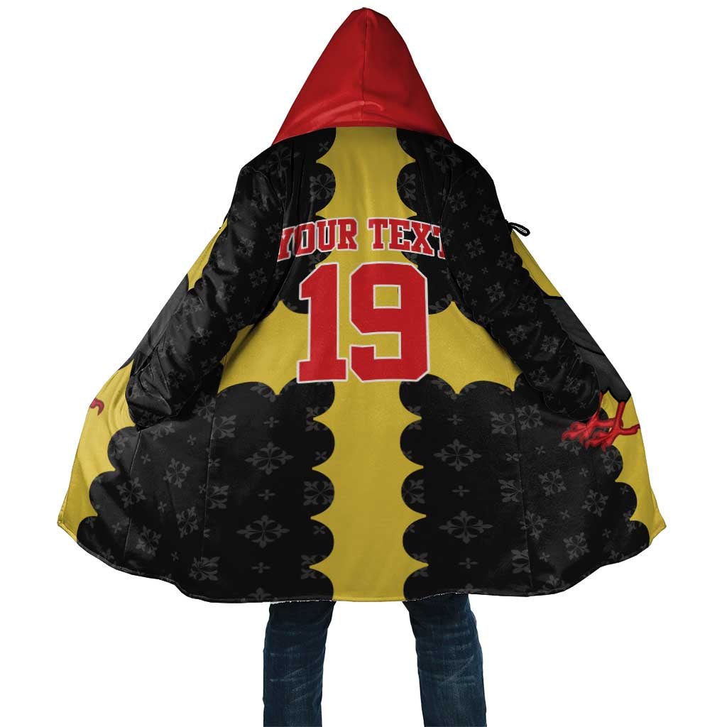 Custom Flintshire Wales Cloak Coat Of Arms with Heraldic Flag - Wonder Print Shop