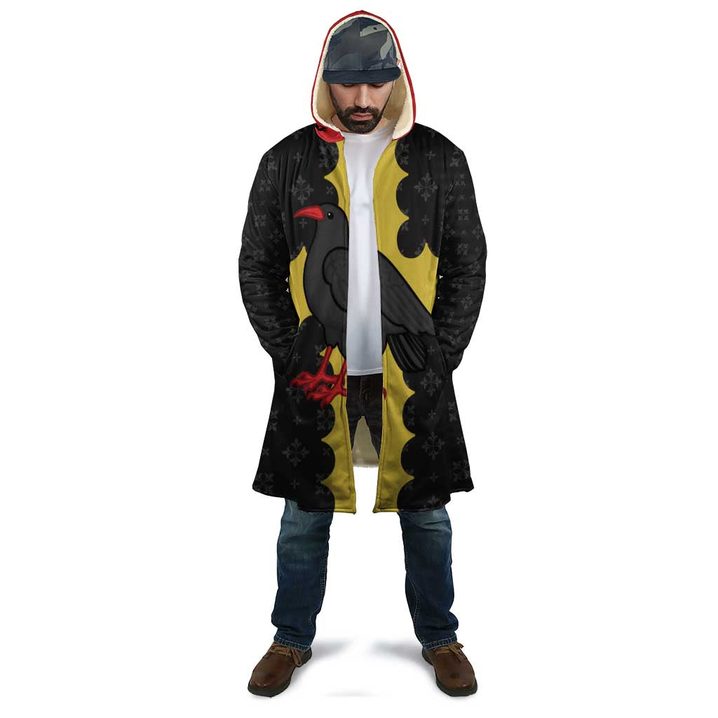 Custom Flintshire Wales Cloak Coat Of Arms with Heraldic Flag - Wonder Print Shop