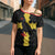 Custom Flintshire Wales Cross Shoulder Shirt Coat Of Arms with Heraldic Flag - Wonder Print Shop