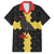 Custom Flintshire Wales Hawaiian Shirt Coat Of Arms with Heraldic Flag - Wonder Print Shop