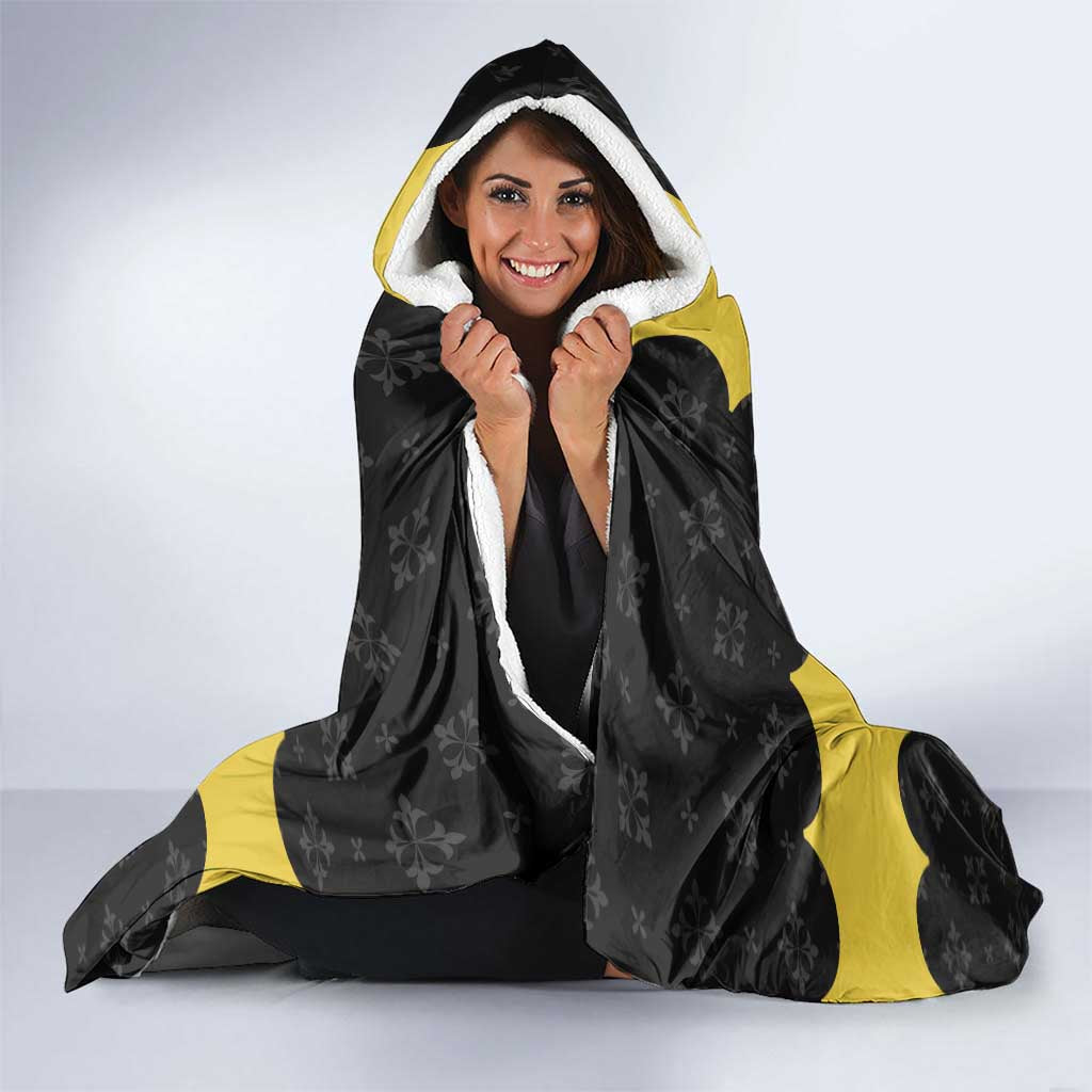 Custom Flintshire Wales Hooded Blanket Coat Of Arms with Heraldic Flag - Wonder Print Shop