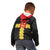 Custom Flintshire Wales Kid Hoodie Coat Of Arms with Heraldic Flag - Wonder Print Shop