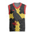 Custom Flintshire Wales Christmas Knitted V-Neck Vest Coat Of Arms with Heraldic Flag - Wonder Print Shop