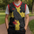Custom Flintshire Wales Christmas Knitted V-Neck Vest Coat Of Arms with Heraldic Flag - Wonder Print Shop