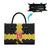 Custom Flintshire Wales Leather Bag Coat Of Arms with Heraldic Flag - Wonder Print Shop