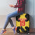 Custom Flintshire Wales Luggage Cover Coat Of Arms with Heraldic Flag - Wonder Print Shop