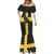 Custom Flintshire Wales Mermaid Dress Coat Of Arms with Heraldic Flag - Wonder Print Shop