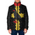 Custom Flintshire Wales Padded Jacket Coat Of Arms with Heraldic Flag - Wonder Print Shop