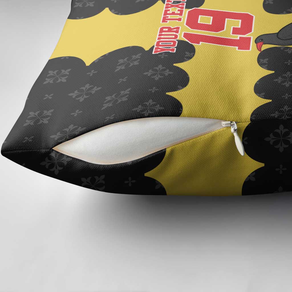 Custom Flintshire Wales Pillow Cover Coat Of Arms with Heraldic Flag - Wonder Print Shop