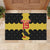 Custom Flintshire Wales Rubber Doormat Coat Of Arms with Heraldic Flag - Wonder Print Shop