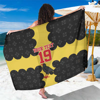 Custom Flintshire Wales Sarong Coat Of Arms with Heraldic Flag - Wonder Print Shop