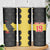 Custom Flintshire Wales Skinny Tumbler Coat Of Arms with Heraldic Flag - Wonder Print Shop