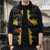 Custom Flintshire Wales Sleeveless Puffer Jacket Coat Of Arms with Heraldic Flag - Wonder Print Shop