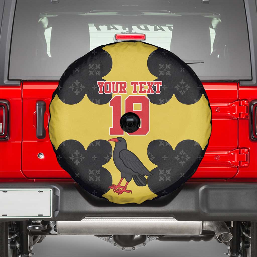 Custom Flintshire Wales Spare Tire Cover Coat Of Arms with Heraldic Flag - Wonder Print Shop