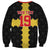 Custom Flintshire Wales Sweatshirt Coat Of Arms with Heraldic Flag - Wonder Print Shop
