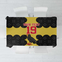 Custom Flintshire Wales Tablecloth Coat Of Arms with Heraldic Flag - Wonder Print Shop