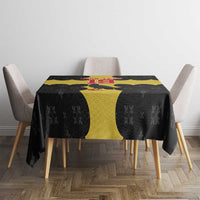 Custom Flintshire Wales Tablecloth Coat Of Arms with Heraldic Flag - Wonder Print Shop