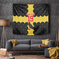 Custom Flintshire Wales Tapestry Coat Of Arms with Heraldic Flag - Wonder Print Shop