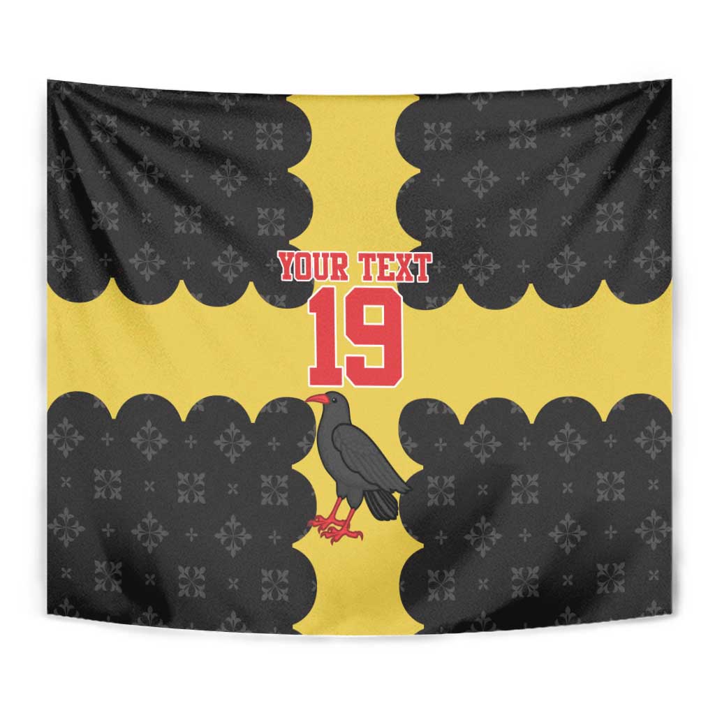 Custom Flintshire Wales Tapestry Coat Of Arms with Heraldic Flag - Wonder Print Shop