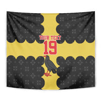 Custom Flintshire Wales Tapestry Coat Of Arms with Heraldic Flag - Wonder Print Shop