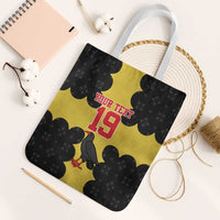 Custom Flintshire Wales Tote Bag Coat Of Arms with Heraldic Flag - Wonder Print Shop