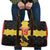 Custom Flintshire Wales Travel Bag Coat Of Arms with Heraldic Flag - Wonder Print Shop