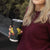 Custom Flintshire Wales Tumbler Cup Coat Of Arms with Heraldic Flag - Wonder Print Shop