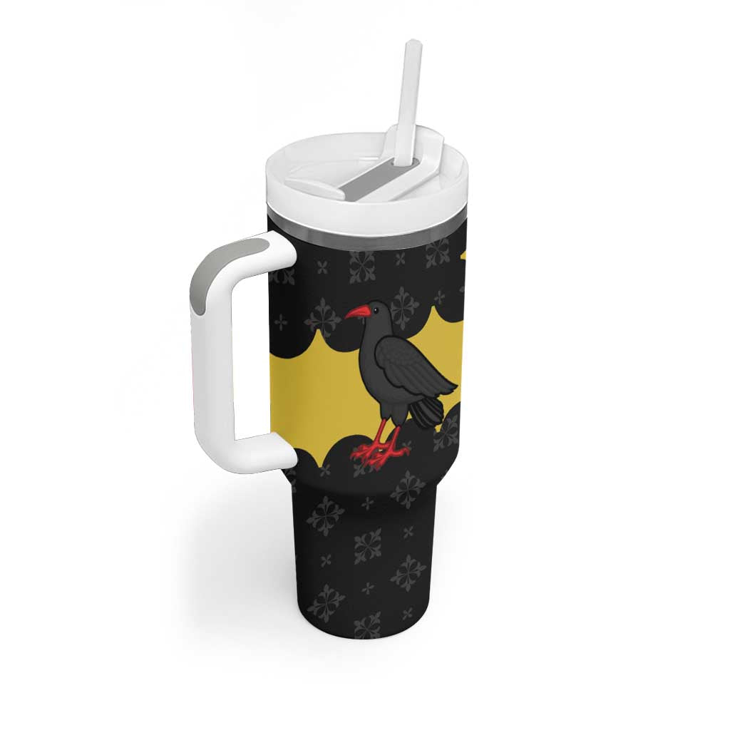 Custom Flintshire Wales Tumbler With Handle Coat Of Arms with Heraldic Flag - Wonder Print Shop