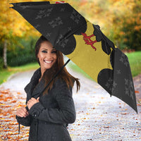 Custom Flintshire Wales Umbrella Coat Of Arms with Heraldic Flag - Wonder Print Shop