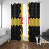 Custom Flintshire Wales Window Curtain Coat Of Arms with Heraldic Flag - Wonder Print Shop