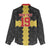 Custom Flintshire Wales Women Casual Shirt Coat Of Arms with Heraldic Flag - Wonder Print Shop