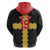 Custom Flintshire Wales Zip Hoodie Coat Of Arms with Heraldic Flag - Wonder Print Shop